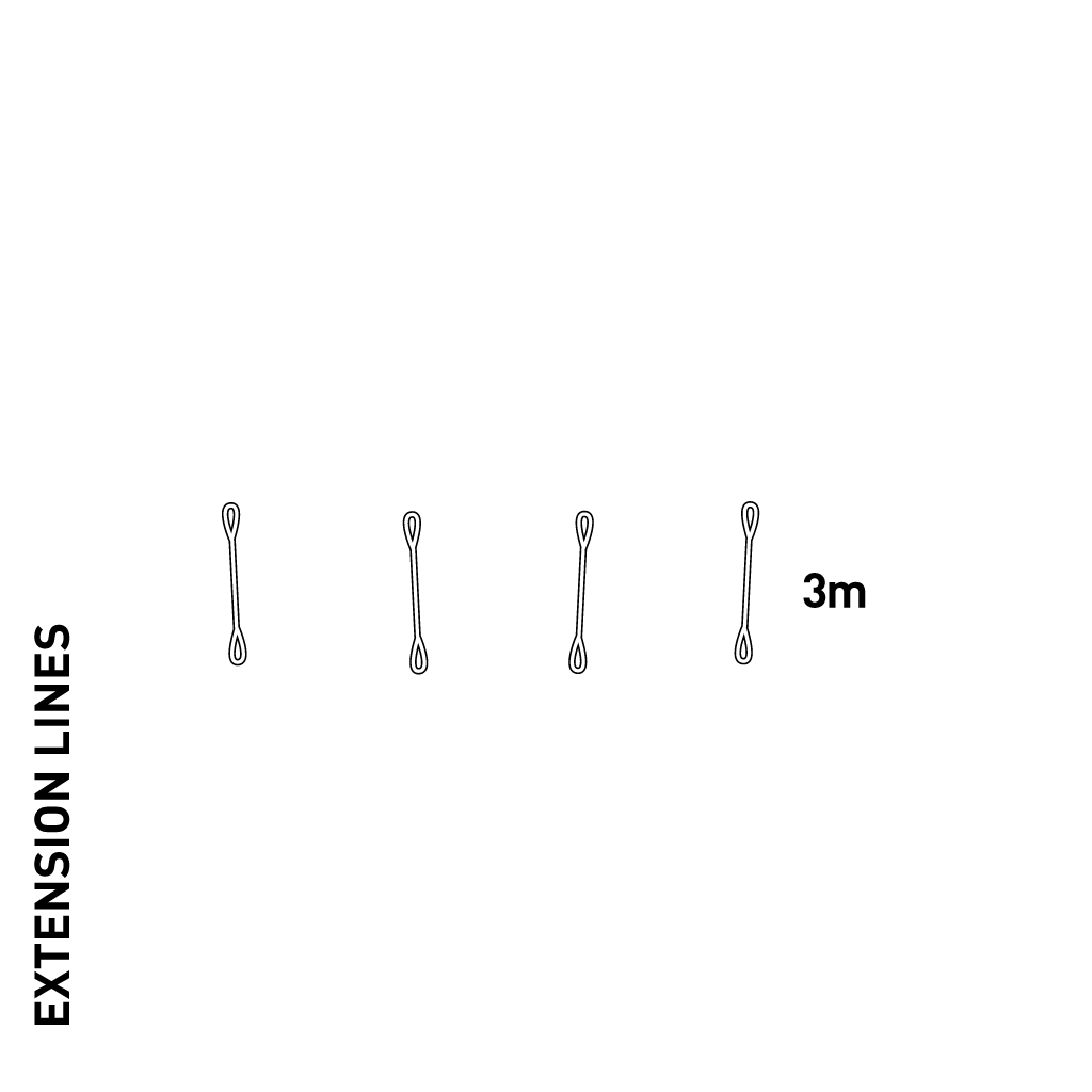 Extension Line 3m. as incl in LW kites