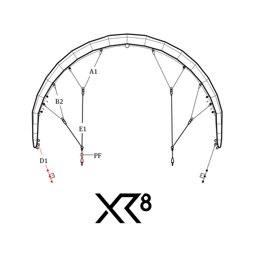 [KZLXR8] XR8 Bridle